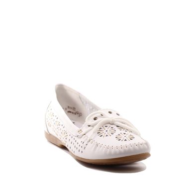 Фотография 2 женские летние туфли с перфорацией RIEKER L6396-80 white