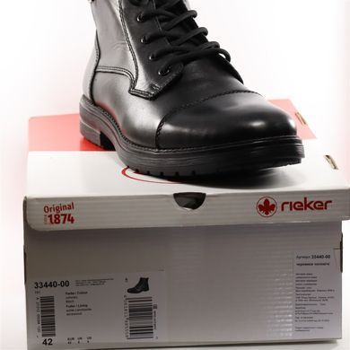 Фотография 10 Зимние мужские ботинки RIEKER 33440-00 black