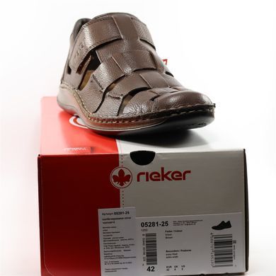 Фотографія 7 Чоловічі сандалії RIEKER 05281-25 brown