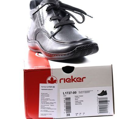 Фотография 7 Женские осенние ботинки RIEKER L1727-00 black