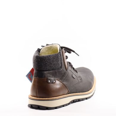 Фотография 4 зимние мужские ботинки RIEKER 38434-00 black