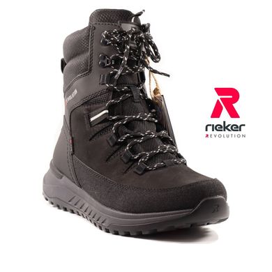 Фотография 2 зимние мужские ботинки RIEKER U0171-00 black