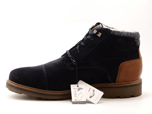 Фотография 3 зимние мужские ботинки BUGATTI 311-18054-1400 dark blue
