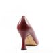 жіночі туфлі на високих підборах BRAVO MODA 0003 bordo skora фото 4 mini