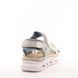Женские босоножки на низком ходу RIEKER 64074-40 grey фото 4 mini