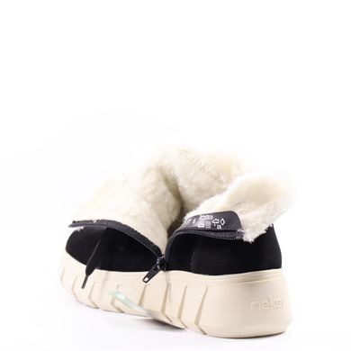 Фотография 4 женские зимние ботинки RIEKER Y3500-00 black