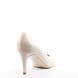 женские туфли на среднем каблуке BRAVO MODA 1454 Krem Skora фото 4 mini