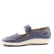 жіночі літні туфлі з перфорацією RIEKER 44896-12 blue фото 3 mini
