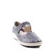 жіночі літні туфлі з перфорацією RIEKER 44896-12 blue фото 2 mini