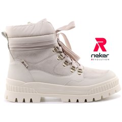 Фотография 1 женские зимние ботинки RIEKER W2171-80 white