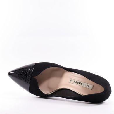 Фотографія 5 Туфлі BRAVO MODA 1870 black zamsz+florenz