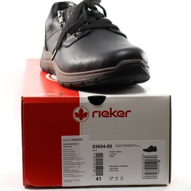 Фотографія 9 Чоловічі туфлі RIEKER 03604-00 black