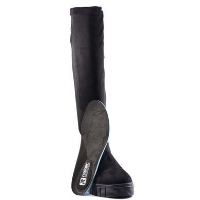 Фотографія 3 Жіночі осінні (демісезонні) чоботи RIEKER W1080-00 black
