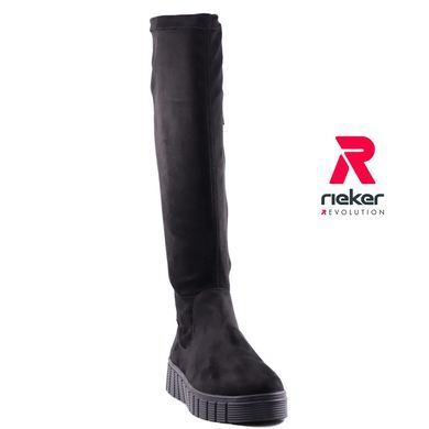 Фотографія 2 Жіночі осінні (демісезонні) чоботи RIEKER W1080-00 black