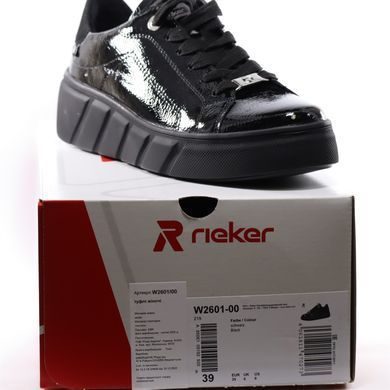 Фотография 8 Женские кеды RIEKER W2601-00 black