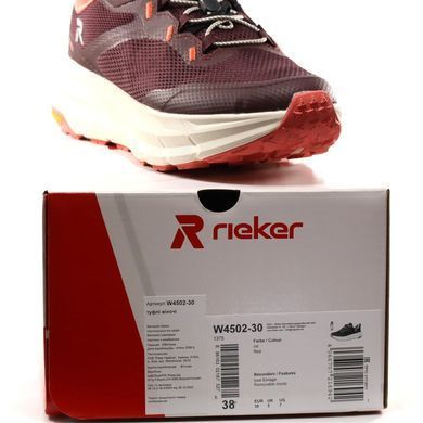 Фотографія 8 Кросівки жіночі RIEKER W4502-30 red