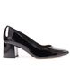 женские туфли на среднем каблуке BRAVO MODA 1887 black lakier фото 1 mini