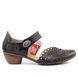 Жіночі літні туфлі з перфорацією RIEKER 43753-00 black фото 1 mini