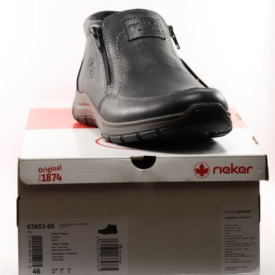 Фотография 9 Зимние мужские ботинки RIEKER 03653-00 black