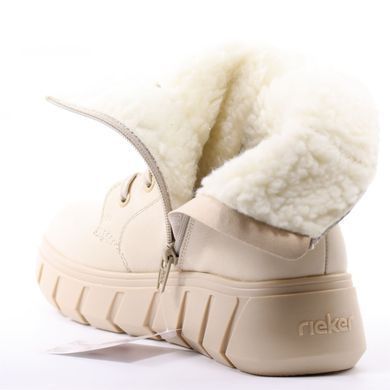 Фотография 4 Женские зимние ботинки RIEKER Y3501-60 beige