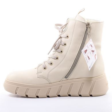 Фотография 3 Женские зимние ботинки RIEKER Y3501-60 beige
