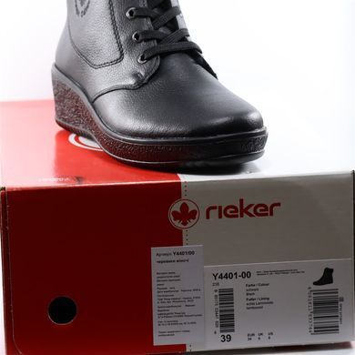 Фотография 7 Женские зимние ботинки RIEKER Y4401-00 black