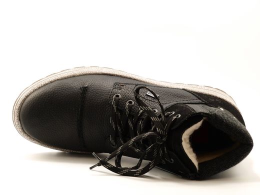 Фотография 5 зимние мужские ботинки RIEKER 30711-02 black