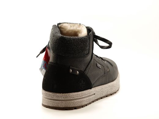 Фотография 4 зимние мужские ботинки RIEKER 30711-02 black