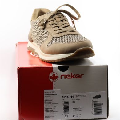 Фотографія 7 Кросівки чоловічі RIEKER 16137-64 beige