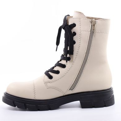 Фотографія 3 Напівчоботи осінні жіночі RIEKER Z9122-60 beige