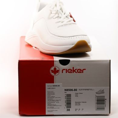 Фотографія 7 Кросівки жіночі RIEKER N8506-80 white