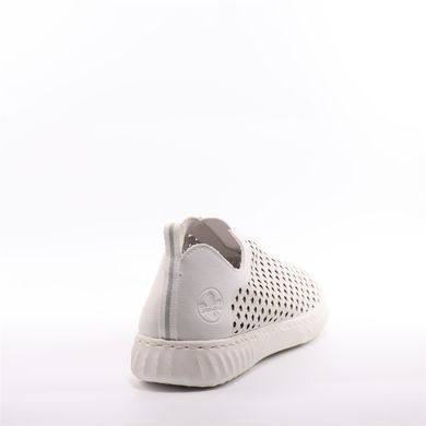 Фотографія 4 Жіночі літні туфлі з перфорацією RIEKER N0965-80 white