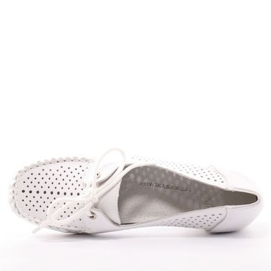 Фотография 5 женские летние туфли с перфорацией RIEKER 40080-80 white