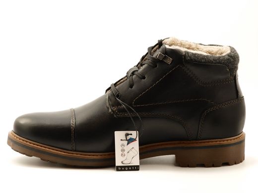 Фотография 3 зимние мужские ботинки BUGATTI 311-18054-1000 black