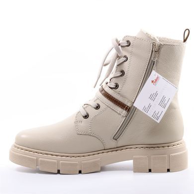 Фотография 3 Полусапоги осенние женские RIEKER M3806-60 beige