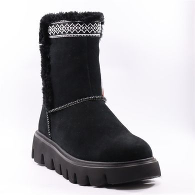 Фотография 2 Зимние женские полусапоги RIEKER W2075-00 black