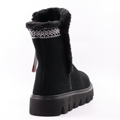 Фотография 4 Зимние женские полусапоги RIEKER W2075-00 black
