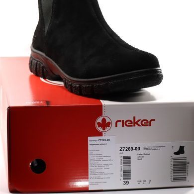 Фотографія 9 Жіночі зимові черевики RIEKER Z7269-00 black