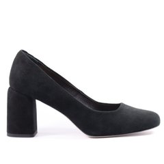Фотография 1 женские туфли на среднем каблуке BRAVO MODA 1881 black zamsz