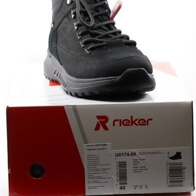 Фотографія 8 Зимові чоловічі черевики RIEKER U0174-00 black