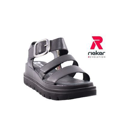 Фотография 2 Женские босоножки на низком ходу RIEKER W1650-00 black