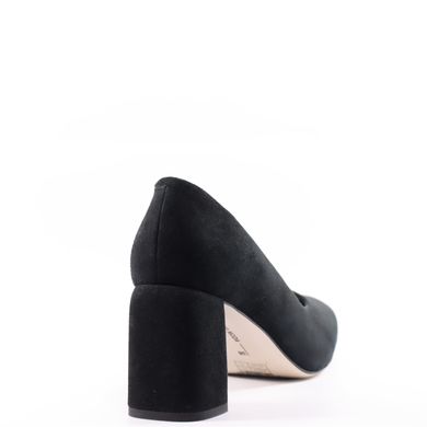 Фотография 4 женские туфли на среднем каблуке BRAVO MODA 1881 black zamsz
