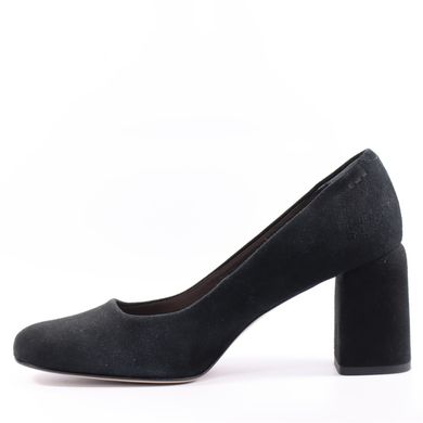 Фотография 3 женские туфли на среднем каблуке BRAVO MODA 1881 black zamsz