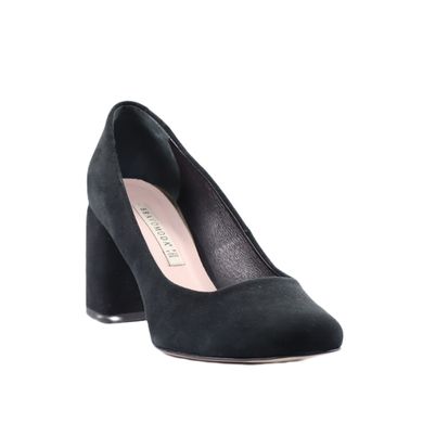 Фотография 2 женские туфли на среднем каблуке BRAVO MODA 1881 black zamsz