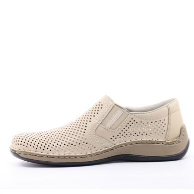 Фотография 3 Мужские летние туфли с перфорацией RIEKER 05297-60 beige