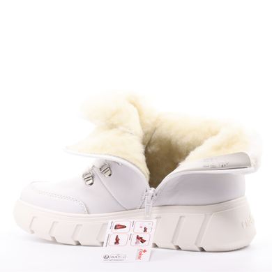 Фотография 4 женские зимние ботинки RIEKER Y3502-80 white