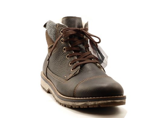 Фотография 2 зимние мужские ботинки RIEKER 39230-25 brown