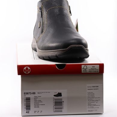 Фотографія 9 Зимові чоловічі черевики RIEKER 03673-00 black