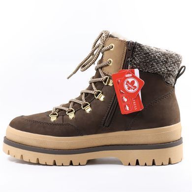 Фотографія 4 Жіночі зимові черевики RIEKER Y6210-25 brown