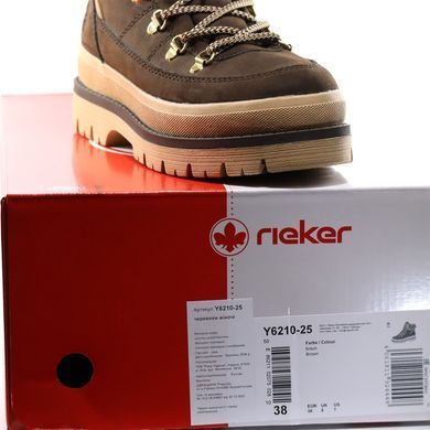 Фотографія 9 Жіночі зимові черевики RIEKER Y6210-25 brown